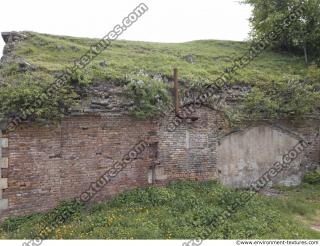 building bricked ruin overgrown old 0002